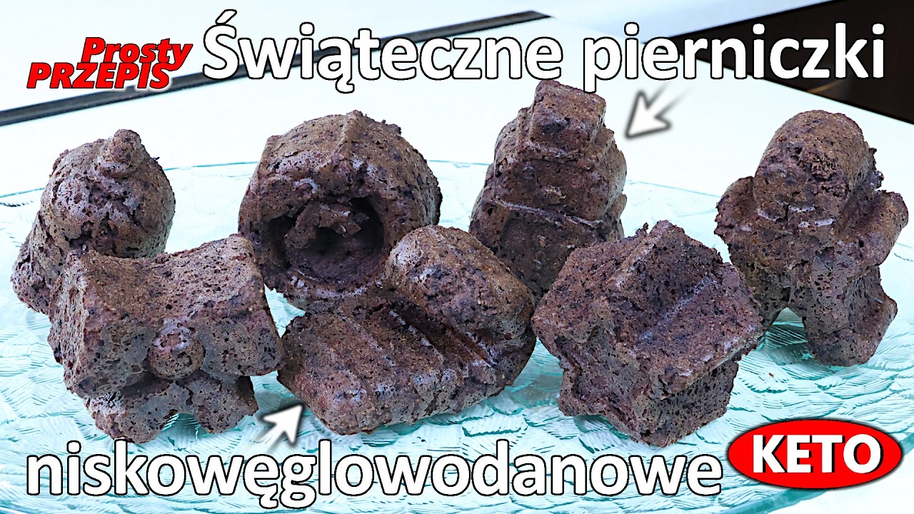 Kakaowe pierniczki Niskowęglowodanowe 🎄 Keto, Bez Cukru i Mega Aromatyczne!