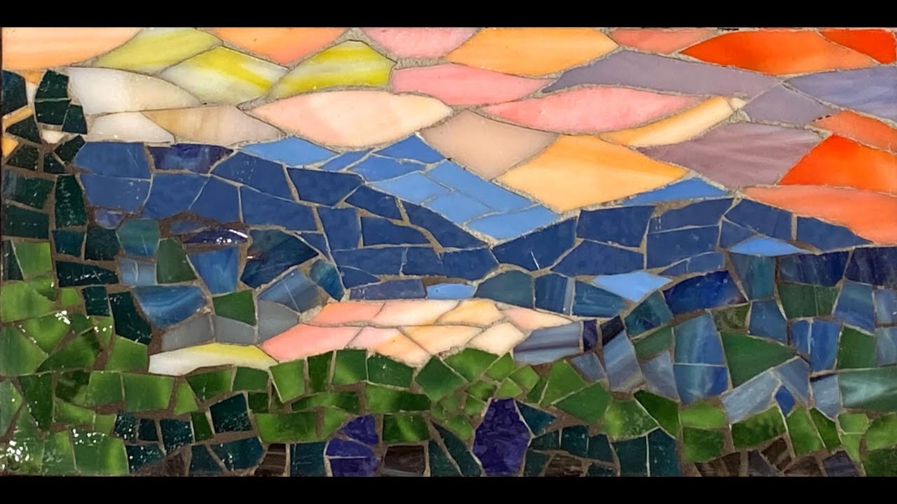 Ep. 23 SO MANY MOSAIC PROJECTS! Grouting smalls, Necowa Cove, finishing touches,  & the magnolia!