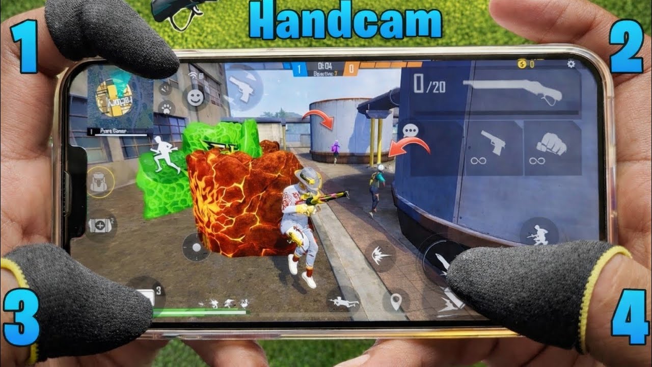 3finger gameplay handcame video ke sath #yosho 