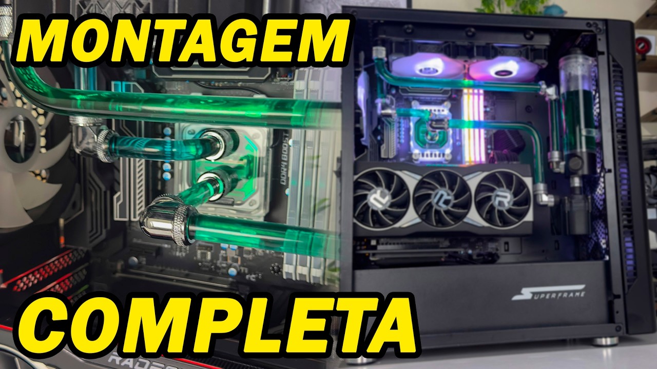 MONTAGEM WATER COOLER CUSTOM com TUBOS RÍGIDOS TIER 7 e 8