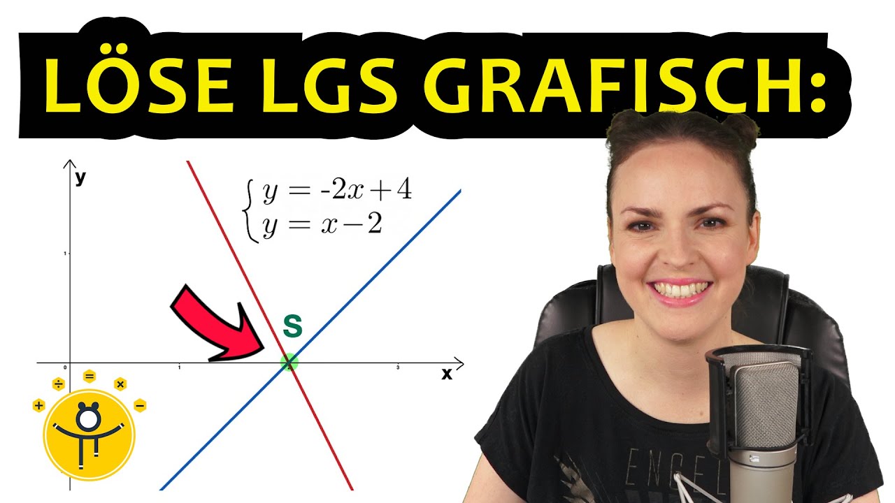 GLEICHUNGSSYSTEME grafisch lösen – LGS zeichnerisch
