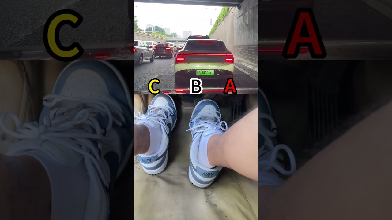 Manual car parking and starting skills!#car #driving #tips #drive #howto #tutorial #brake #how