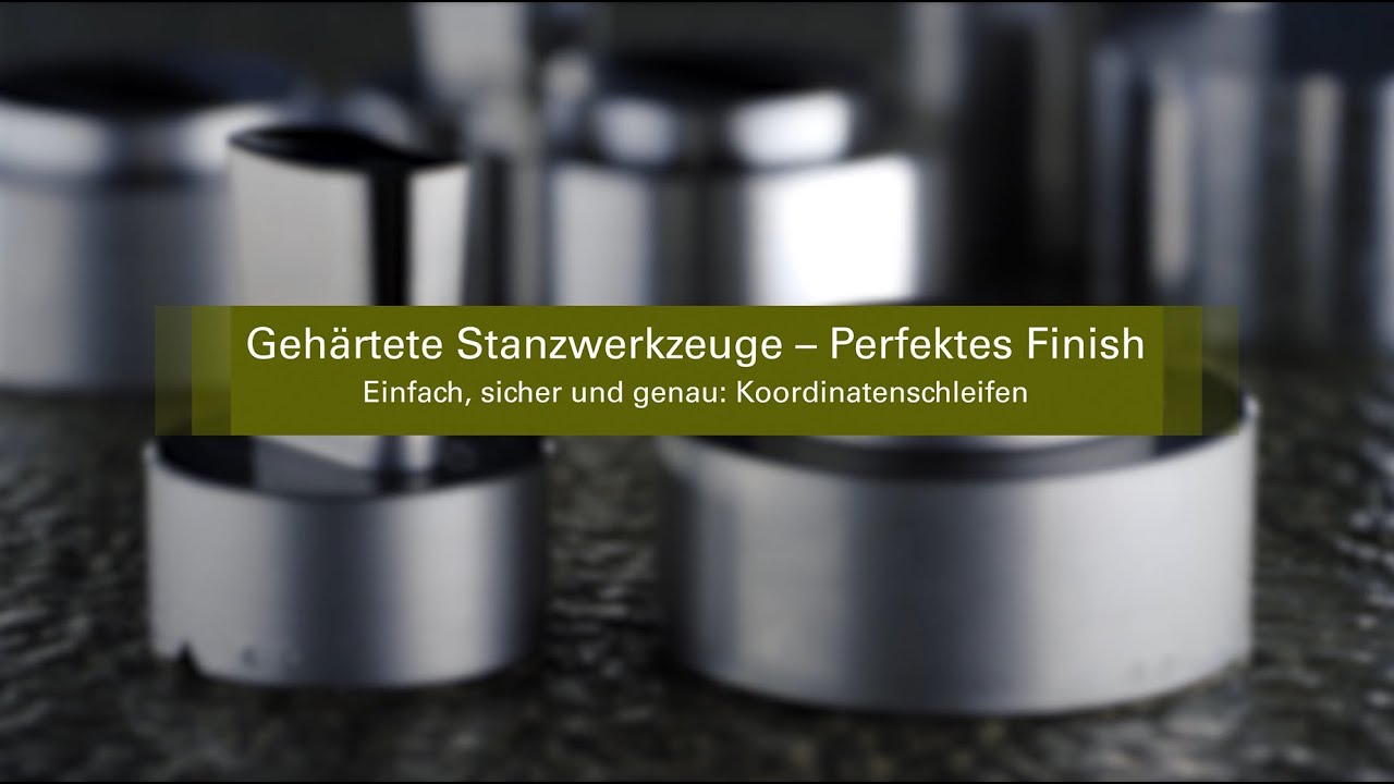 Koordinatenschleifen von Stanzwerkzeugen und Matrizen mit der TNC 640