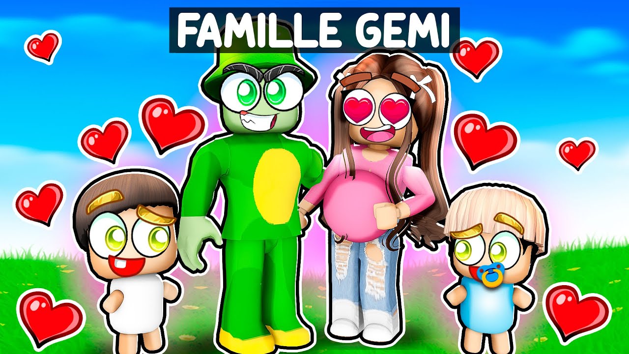 GEMI fonde une FAMILLE sur Roblox BROOKHAVEN !