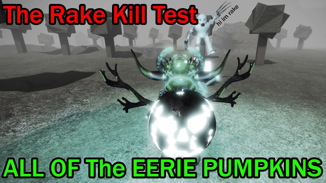 ALL of the EERIE PUMPKINS in The Rake: Kill Test