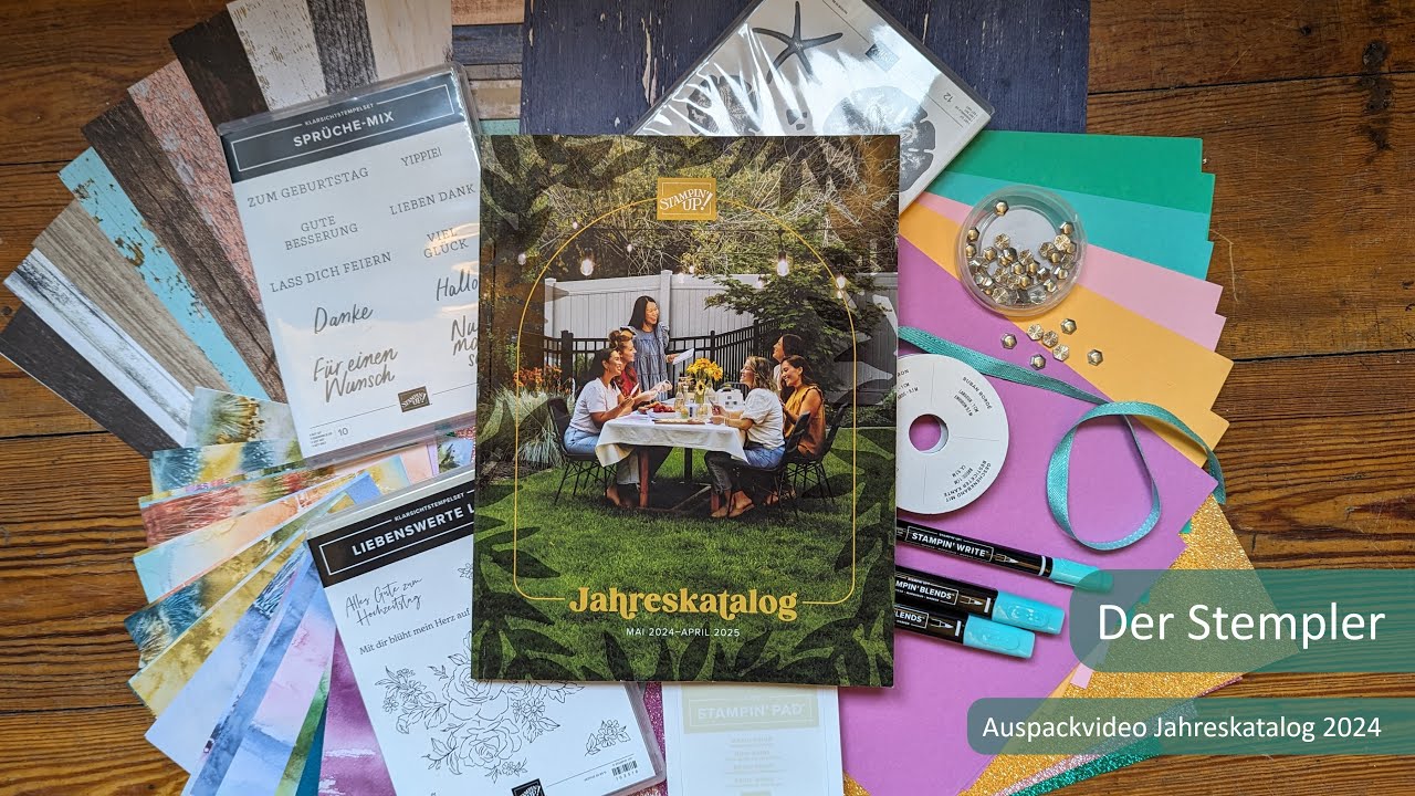 Auspackvideo Jahreskatalog 2024 -- Teil 1 | Der Stempler ~ Stampin Up!