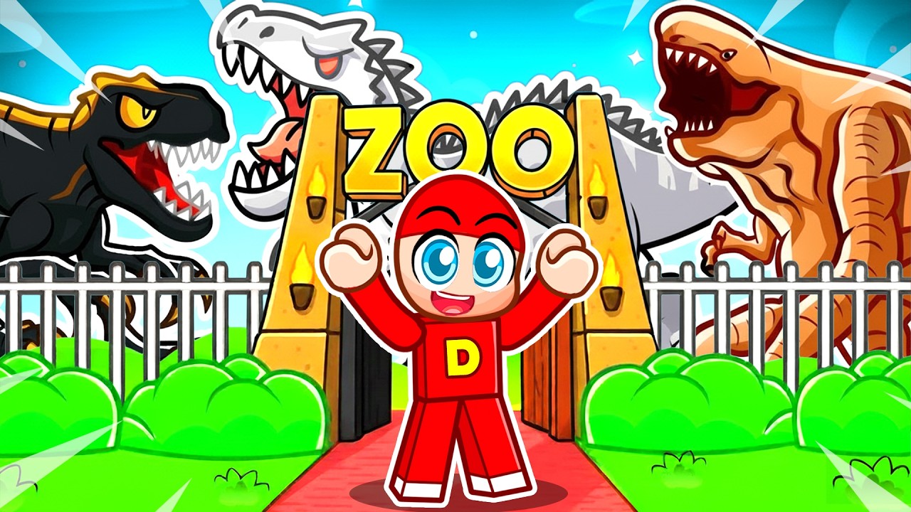 Min Helt Egen DINOSAUR ZOO i Roblox!