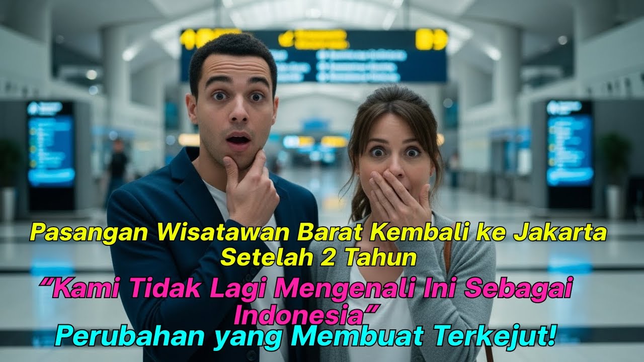 Pasangan Wisatawan Barat Kembali ke Jakarta Setelah 2 Tahun“Kami Tidak Lagi Mengenali Ini Sebagai...