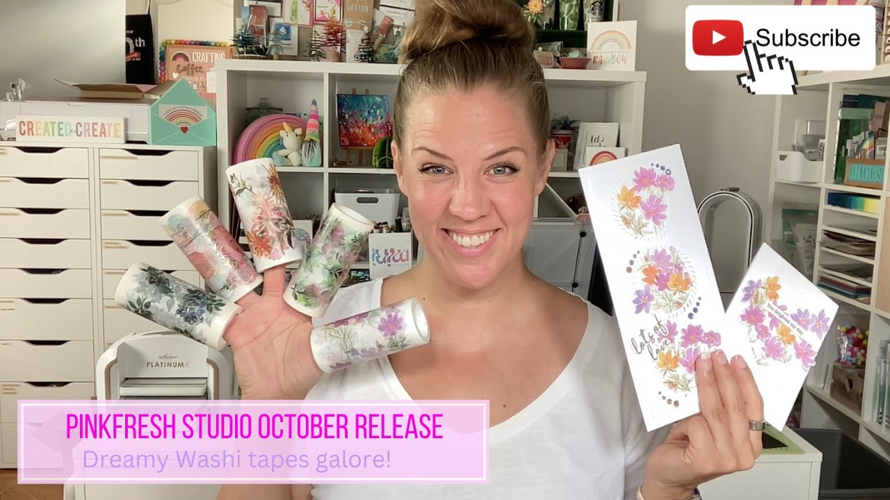 Pinkfresh Studio October Washi Release, frizzy, frazzle & lots of jibber jabber