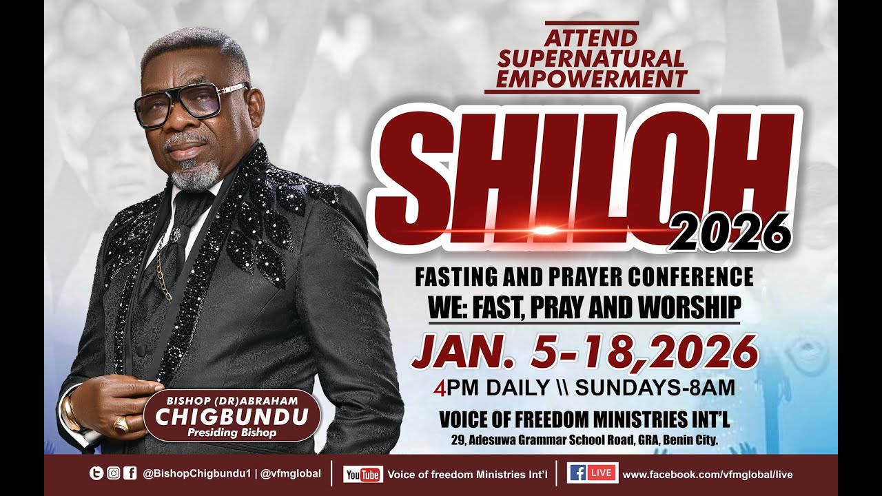 SHILOH 2026 Day 9 | Fasting & Prayer | Bishop Chigbundu