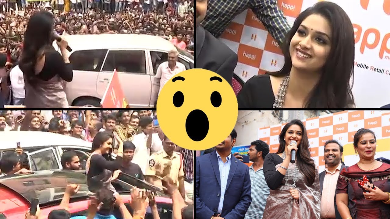 Keerthy Suresh Launched Happi Mobiles Store in Guntur | TFPC