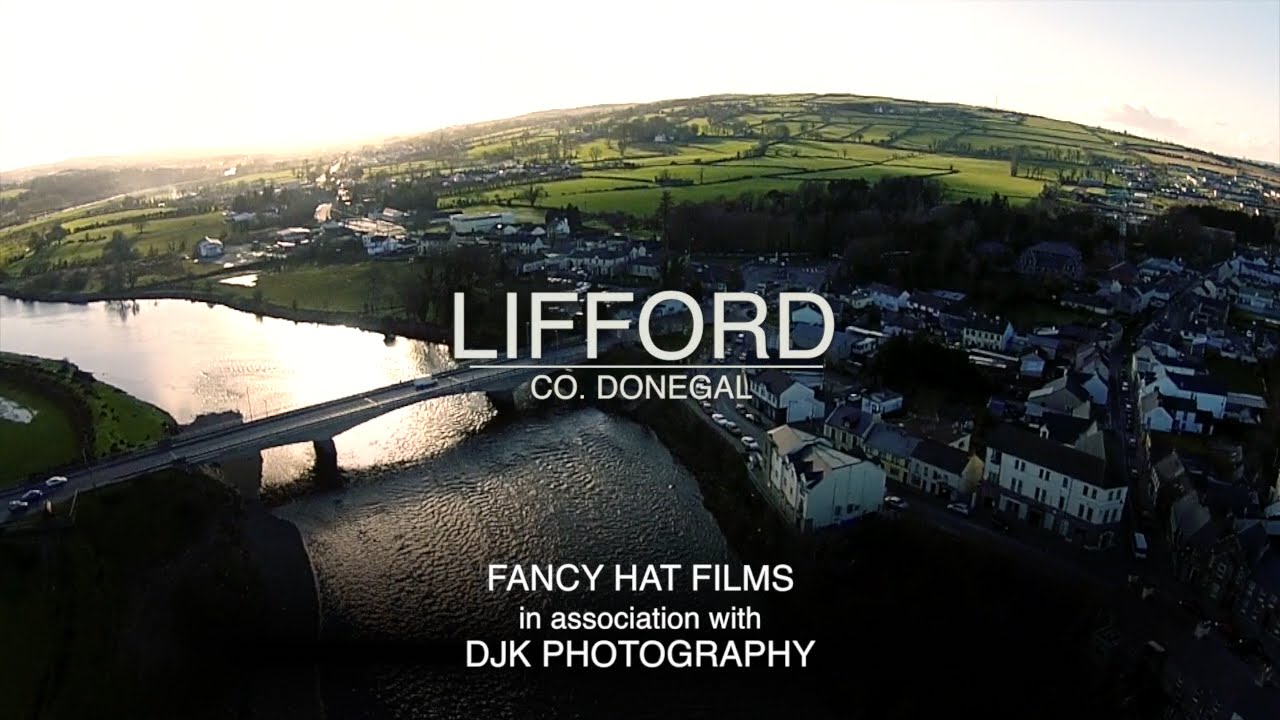 Lifford, Co. Donegal aerial video
