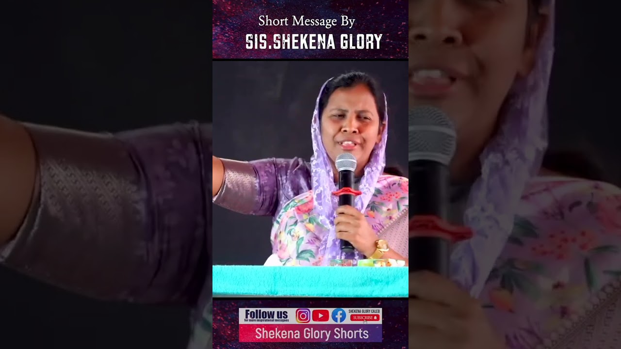 Inspirational Short Message || Sis.Shekena Glory garu || 🙌🙌🙌🙌