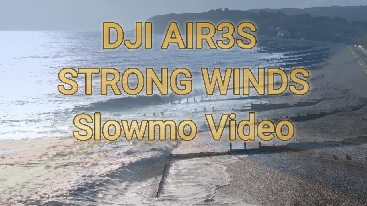 Полеты на DJI AIR3 при сильном ветре и замедленная съемка
