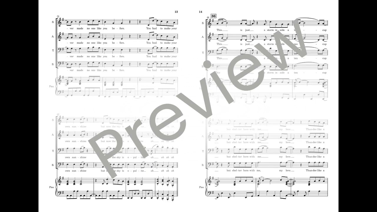 Opalite - Taylor Swift (SATB Choir)