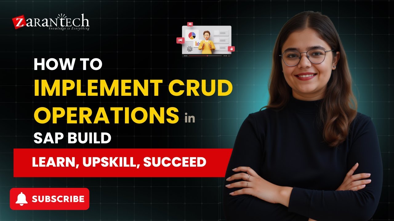 How to Implement CRUD Operations in SAP Build | ZaranTech