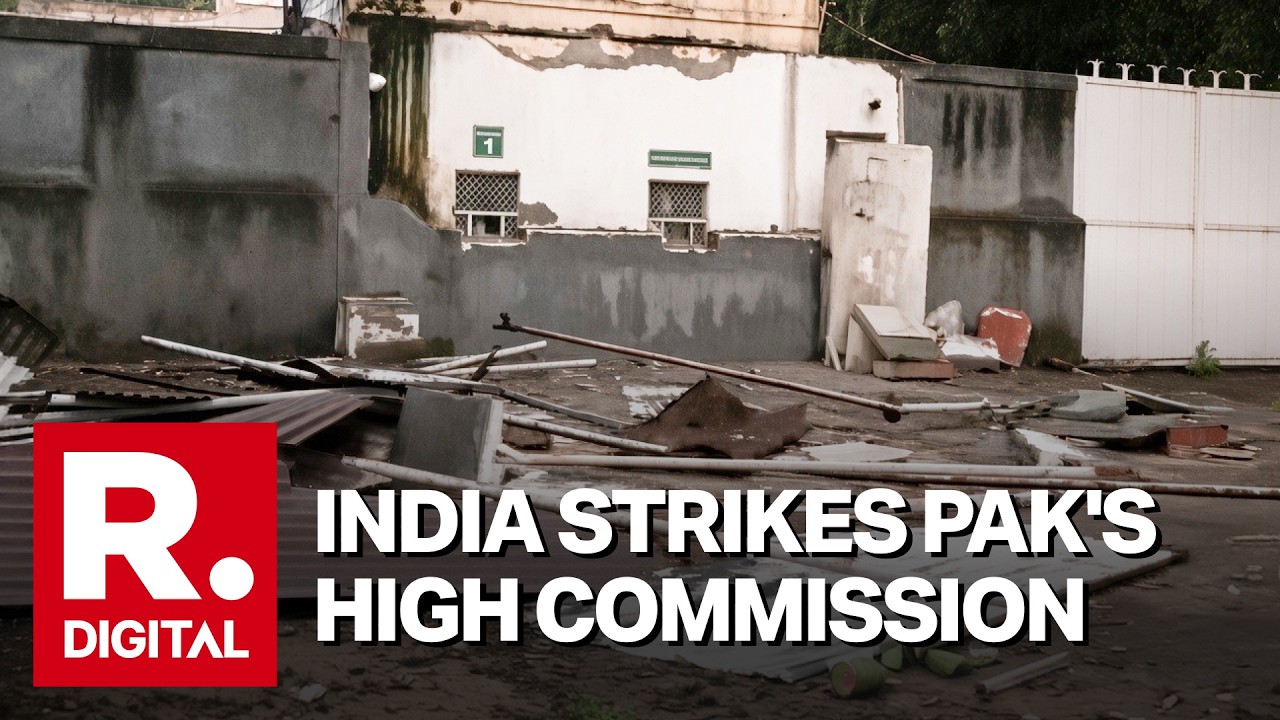 BREAKING: India Removes Unauthorised Construction Outside Pakistan High Commission | New Delhi