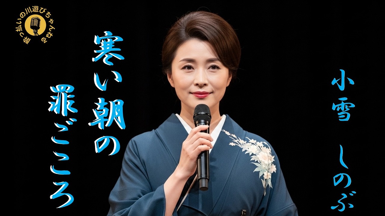 【演歌】寒い朝の罪ごころ　～ 小雪 しのぶ ～　　戻れないと知った朝は、こんなにも冷たい。　　　#新曲    #演歌    #哀愁    #歌謡    #大人の演歌