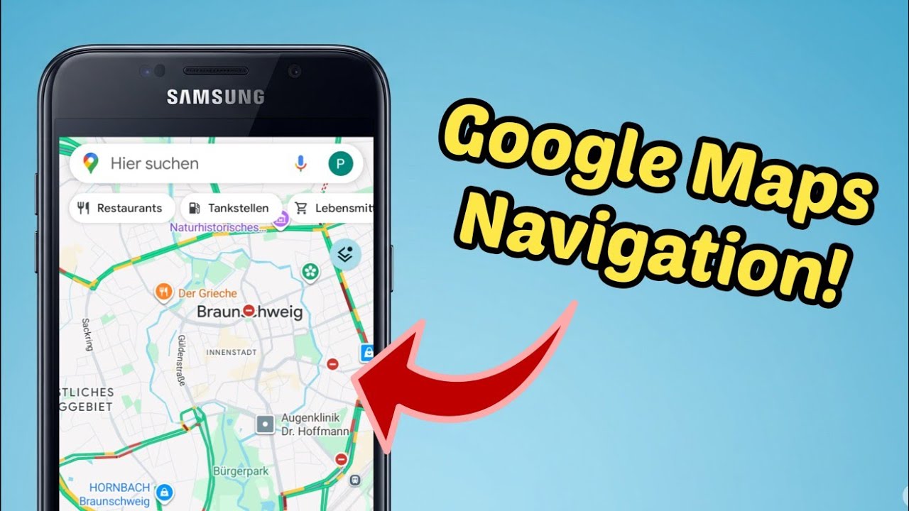 Google Maps Navigation | Schritt f&uuml;r Schritt Anleitung!