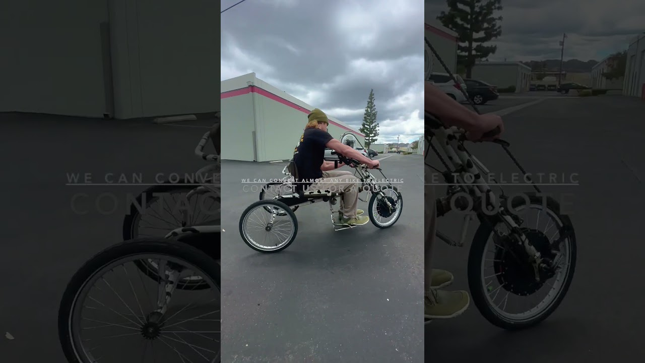 Electric Hub Motor Converted Trike (E-Bike)
