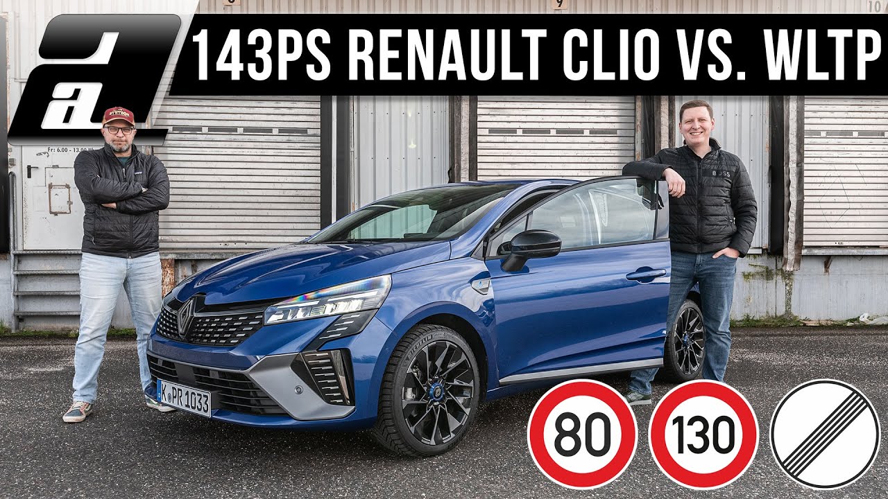 2024 Renault Clio Hybrid | Klein, leicht und SUPER effizient | 80 vs 130 vs VOLLGAS | VERBRAUCHSTEST