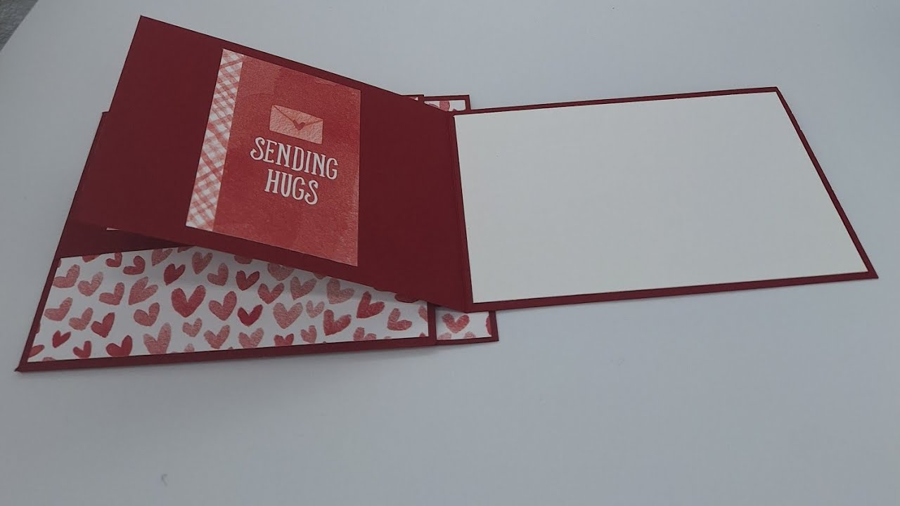 Carte message caché avec la collection Billets doux de Stampin'Up!