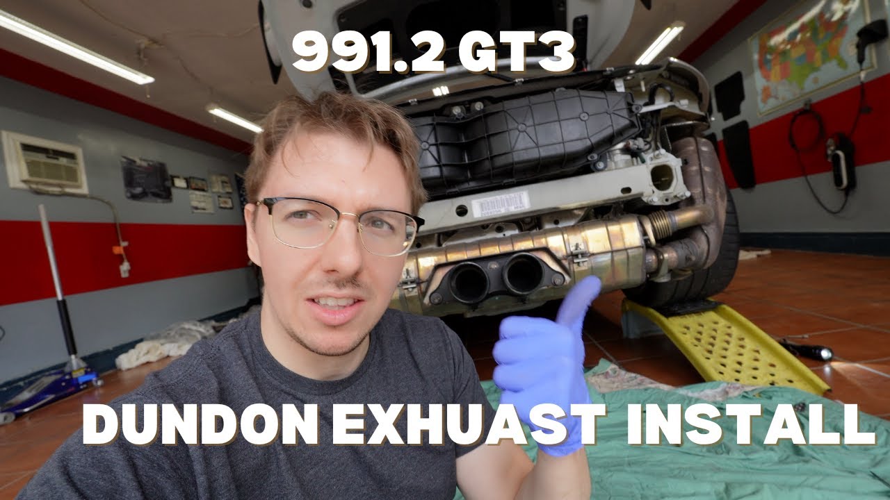 911 GT3 Dundon Exhaust Install | Long Tube Headers & Loud Muffler