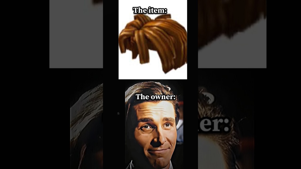 The item and the owner Roblox🗿#roblox #bacon #sigma #chad #edit #shorts