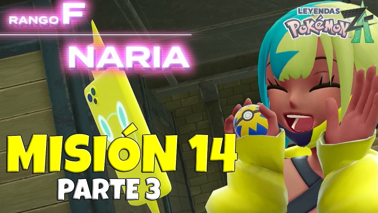 POKÉMON LEYENDAS Z-A #48/ Hacia el Rango E - Parte 3/ Guía de misiones📙/batalla con Naria #legendsza