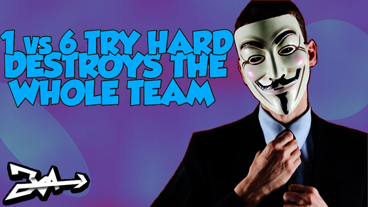 COD BO2: 1 vs 6 TRY HARD MAKES THE WHOLE TEAM RAGE  "COD TROLLING"