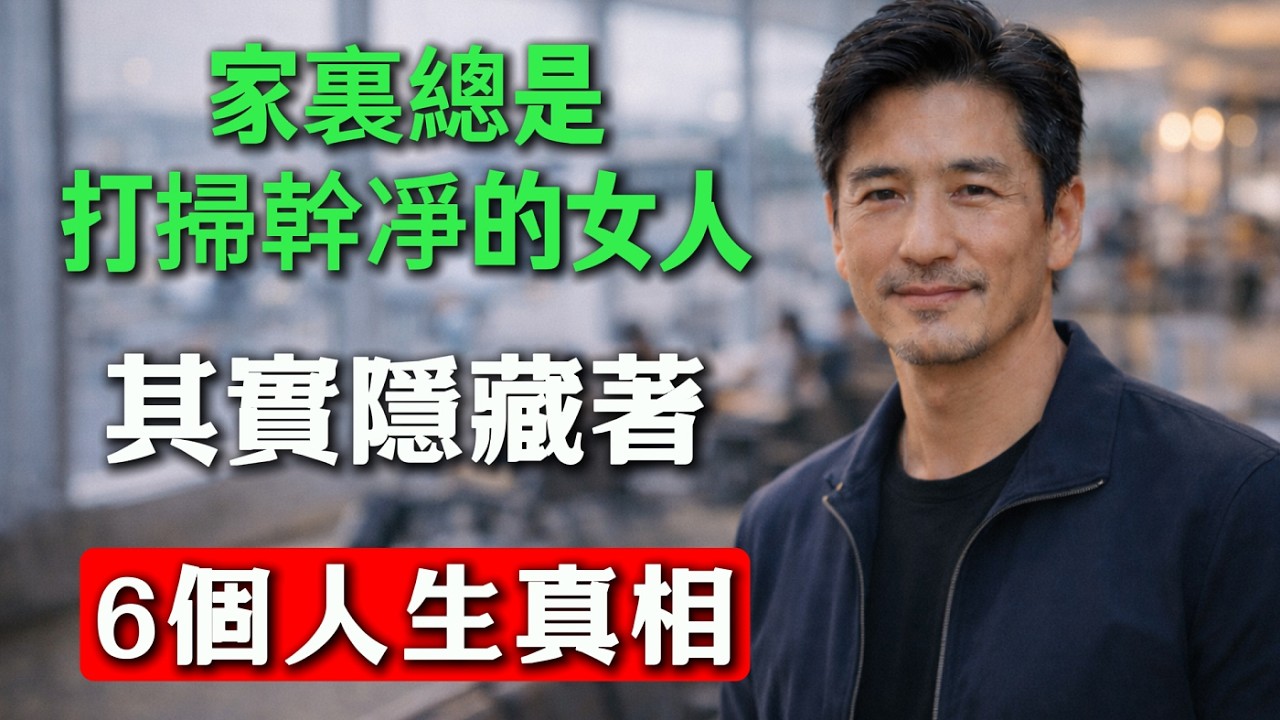 家裏總是打掃幹凈的女人，其實隱藏著6個人生真相，最後一個最絕！