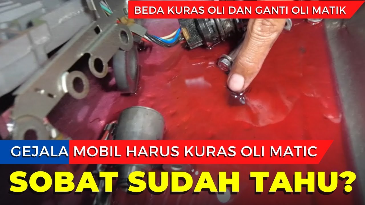 Ganti oli matic atau kuras oli matik bedanya apa