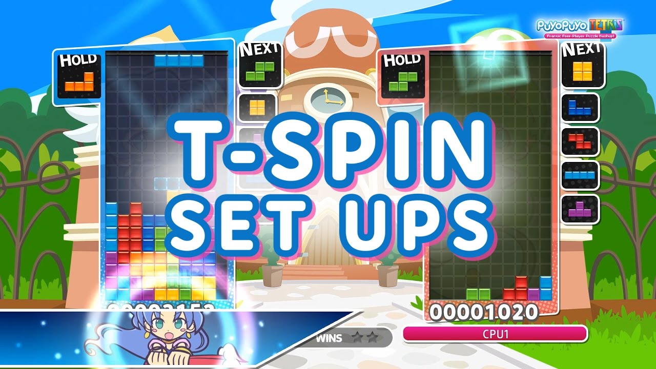 Puyo Puyo Tetris: T-Spin Set Ups Tutorial