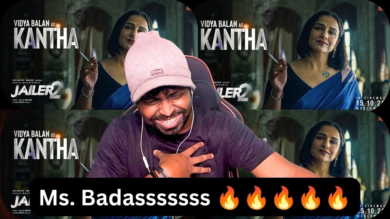 JAILER 2 - Vidya Balan As Kantha Reaction | #superstar Rajinikanth | Mr Earphones #anirudh #jailer2
