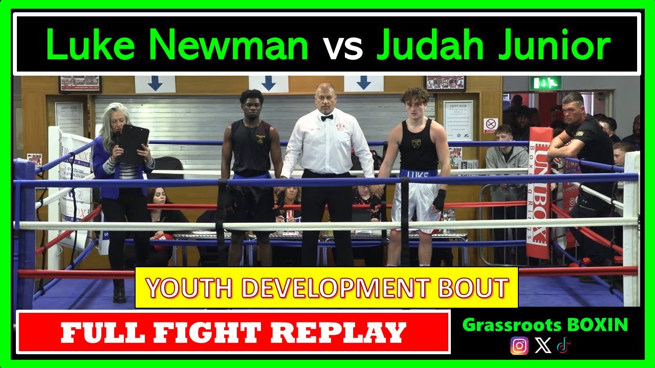 Luke Newman vs Judah Junior - FULL FIGHT - Guildford City Boxing Home Show (23/03/25)