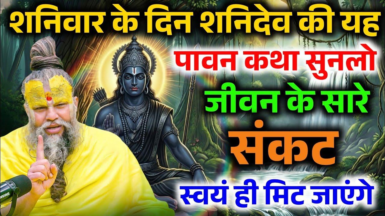 शनिवार के दिन शनिदेव की यह कथा सुन लो, जीवन में कभी संकट नहीं आएगा ! Premanand Ji Maharaj
