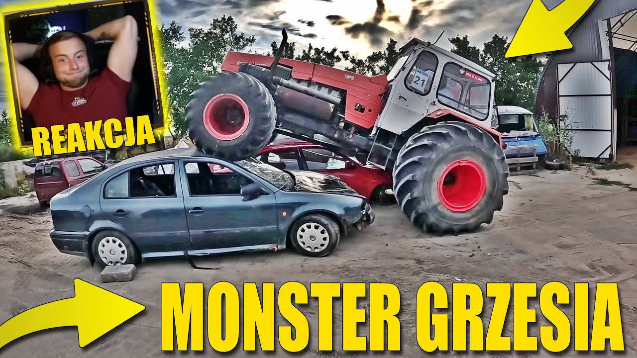 BRONCZEK ogląda PARCZEWSKIE PRZYGODY Grzesia 🤣MIAŻDŻENIE KONKURENCJI😁