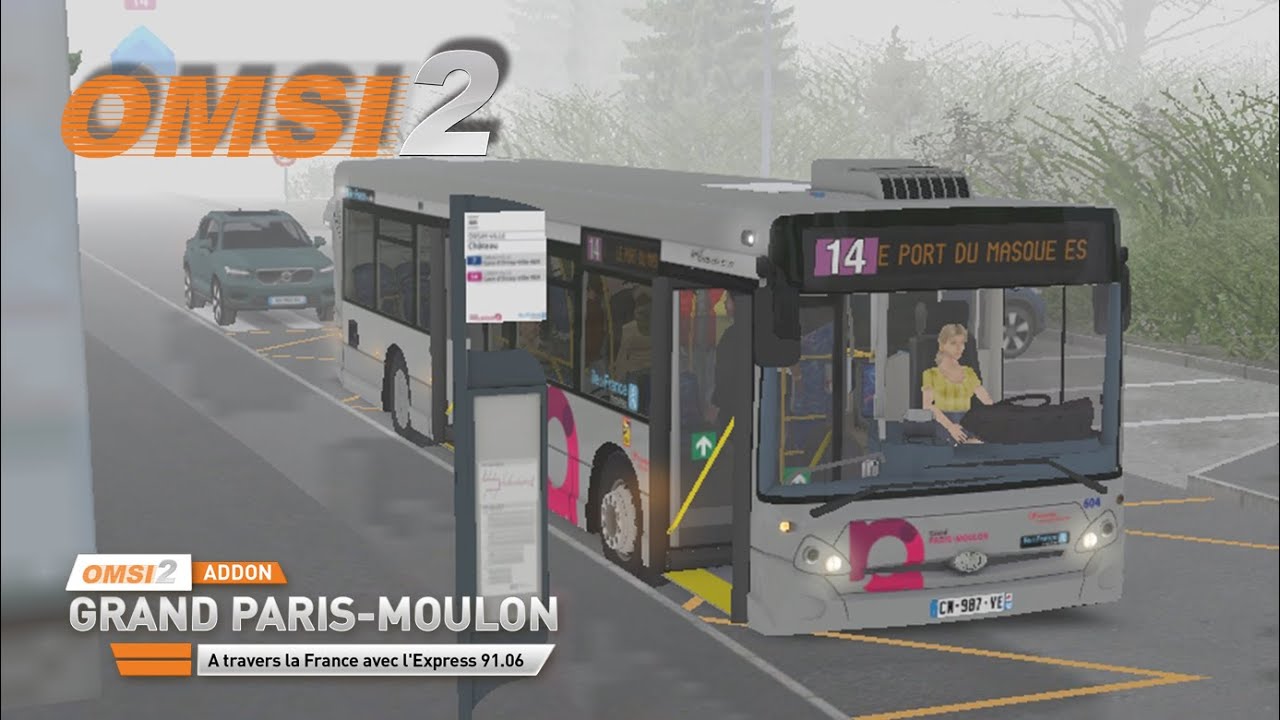 OMSI2 | Grand Paris-Moulon | Heavy Fog - Driving in Silent Hill? | Line 14 ⇒ORSAY-VILLE