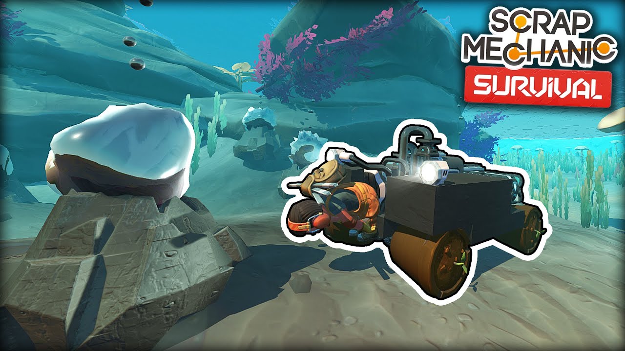 I Built an Underwater Tank for Fast Oil Collecting! (Scrap Mechanic Survival Ep.33)