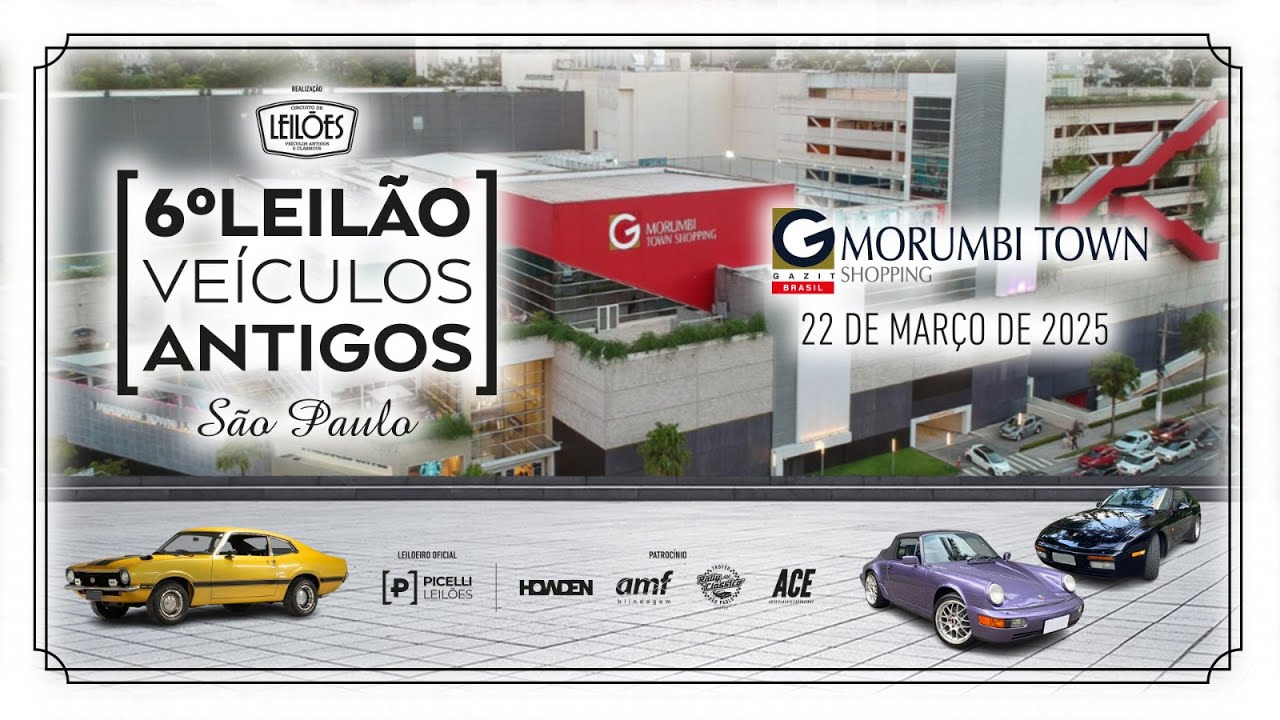 6º LEILÃO DE VEÍCULOS ANTIGOS - SÃO PAULO