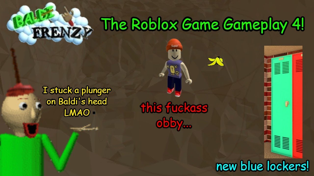 Baldi Frenzy The Roblox Game Gameplay 4!