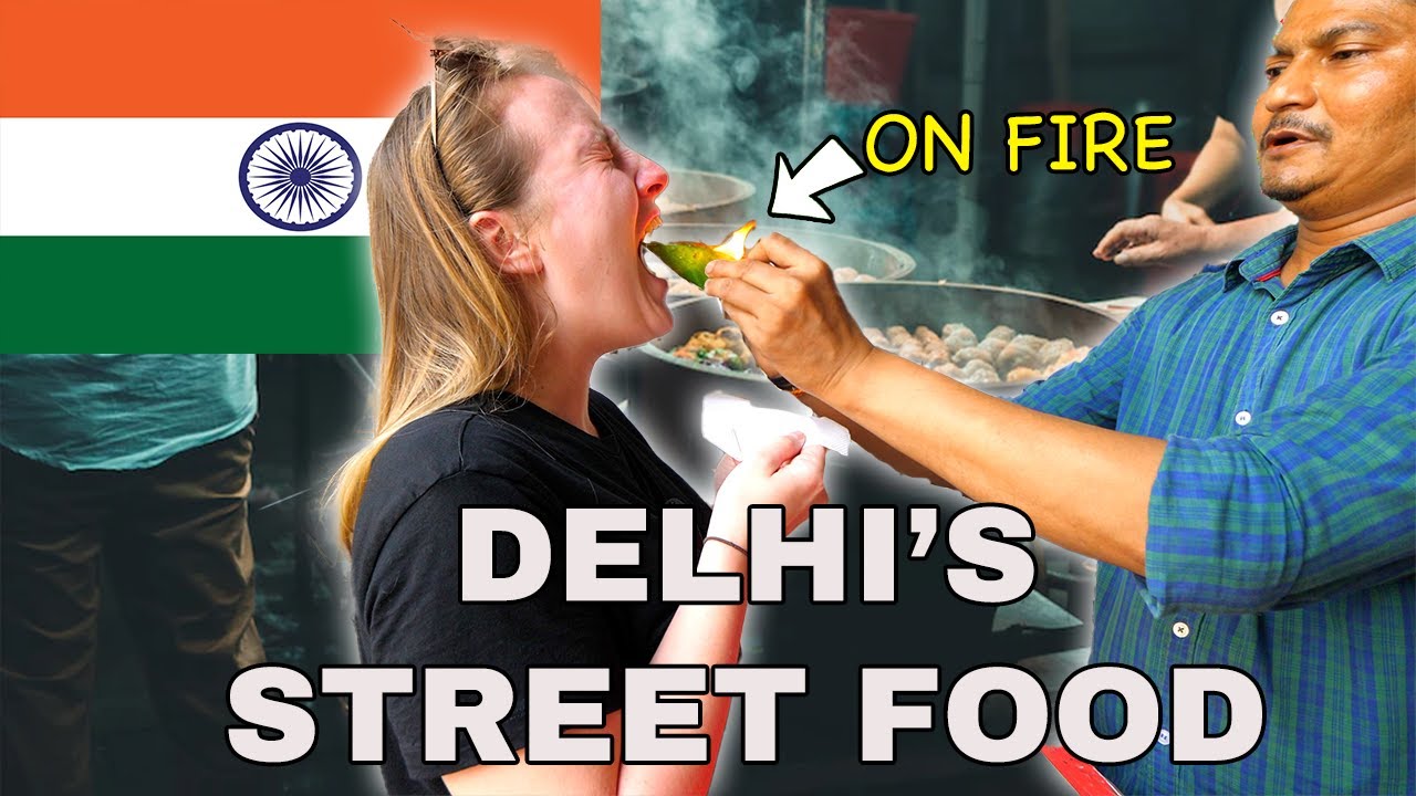 ВПЕРВЫЕ ПОПРОБУЕМ УЛИЧНУЮ ЕДУ ИНДИИ 🇮🇳