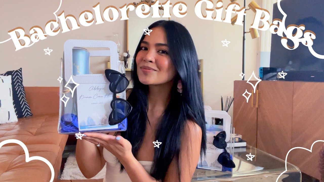Affordable 5-item Bachelorette Gift Bags 💙 | Cute, Unique, & Useful! Theme: Cabo “Dream Come Blue”