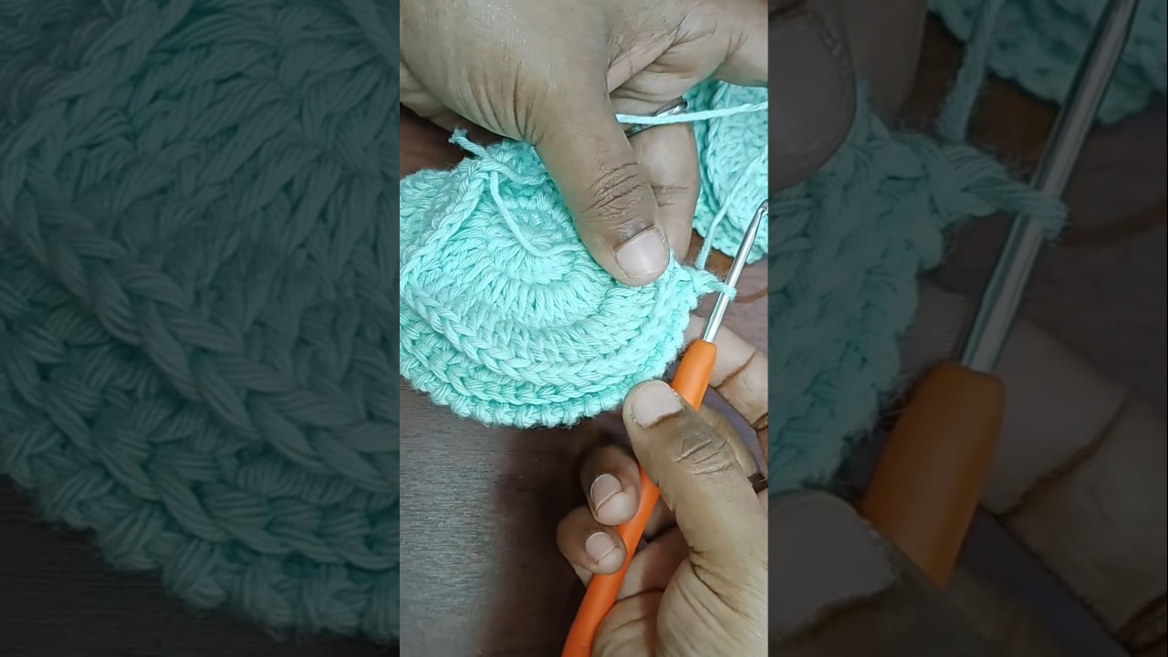 easy crocheting 🥰 #crochet #attractiveloops #trending #viralshorts