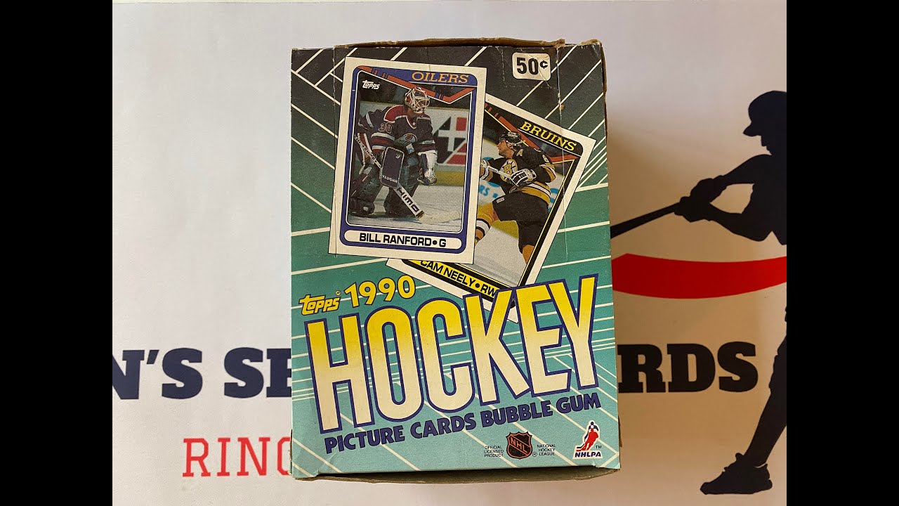 31 Year Old Hockey Cards! 1990 Topps Hockey Wax Box!