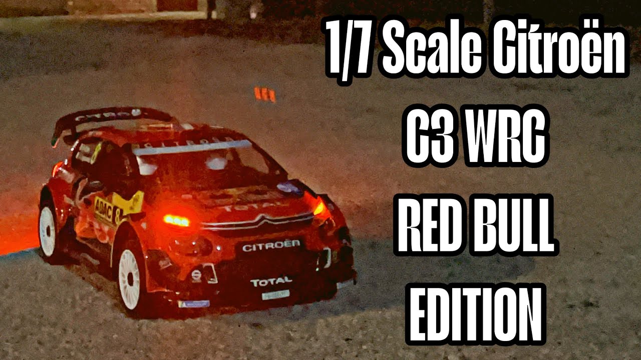 King Motor 1/7 Scale Citrëon C3 WRC Rally RC - Unboxing, lipo size, how to turn on/off lights & test