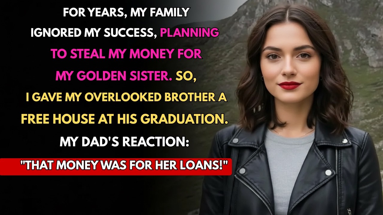 DAD LEANED OVER AND SHOUTED , 'THAT MONEY WAS FOR HER LOANS!' —BUT I GAVE MY BROTHER A HOUSE INSTEAD