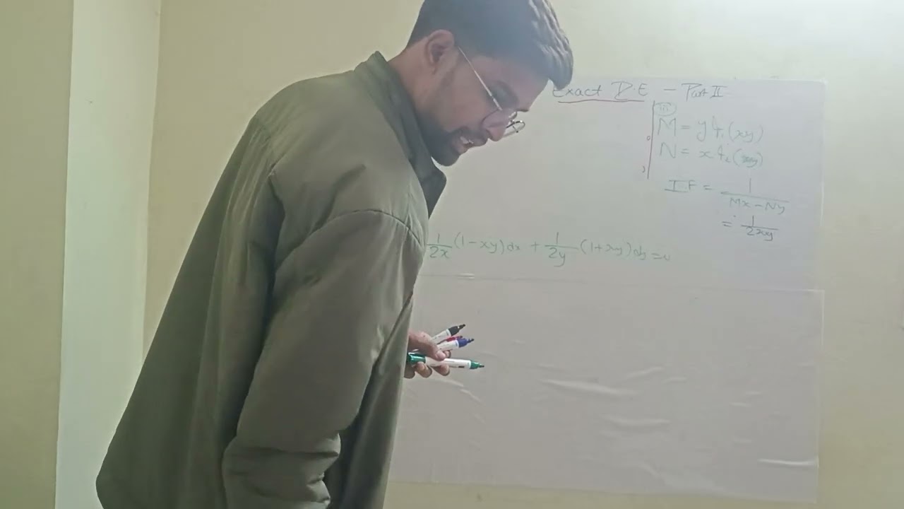 Eqns Reducible to Exact DifferentialEquations_Part 2 |Detailed Explaination|Engg. Maths All Branches