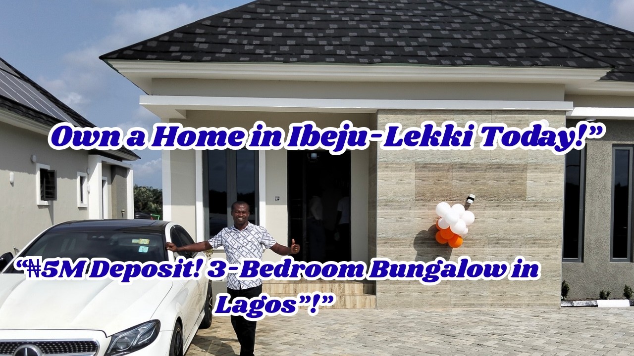 3 Bedroom Bungalow for sale in Ibeju lekki Lagos Nigeria