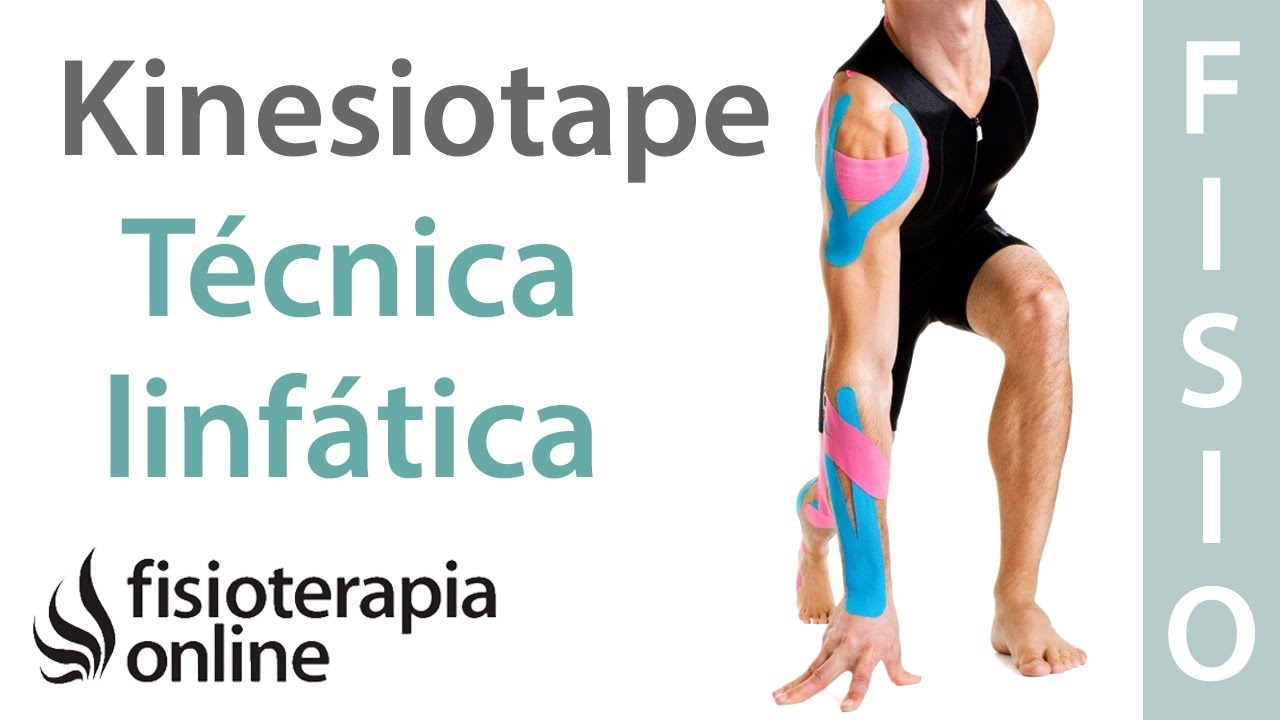Explicación de la Técnica linfática del Kinesiotaping.